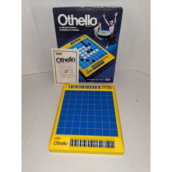Vintage 1983 Othello Board Game, Strategy Game, By Ideal. Yellow Board - Picture 1 of 5